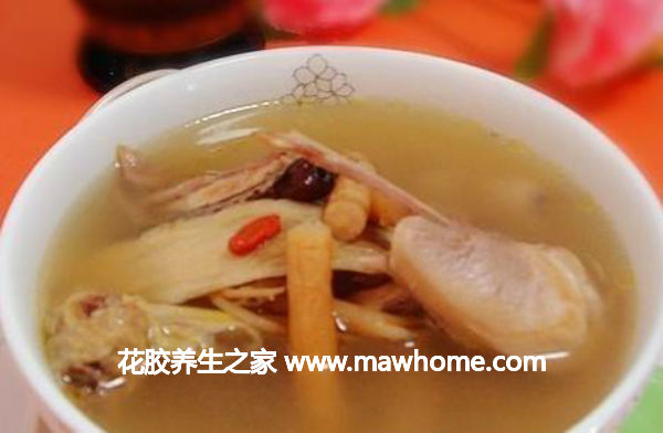 黨參花膠燉鹿筋