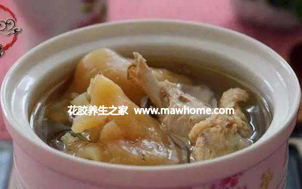 西洋參魚膠燉雞