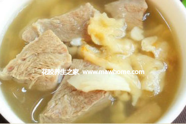花膠燉瘦肉的做法