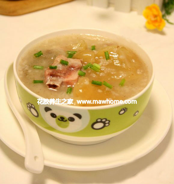 花膠海參排骨粥