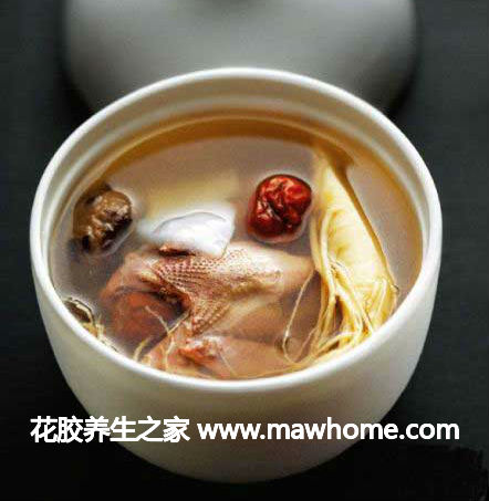 花膠洋參湯的做法