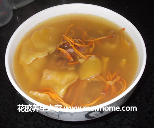 花膠蟲草花魚翅湯