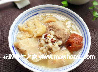 粉葛花膠骨頭湯