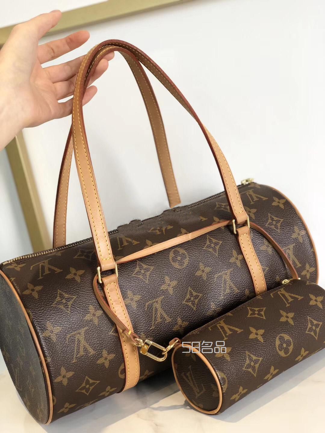Lv老花圓筒子母包成色嘎嘎新配皮淺蜜色,lv sarah 16新款
